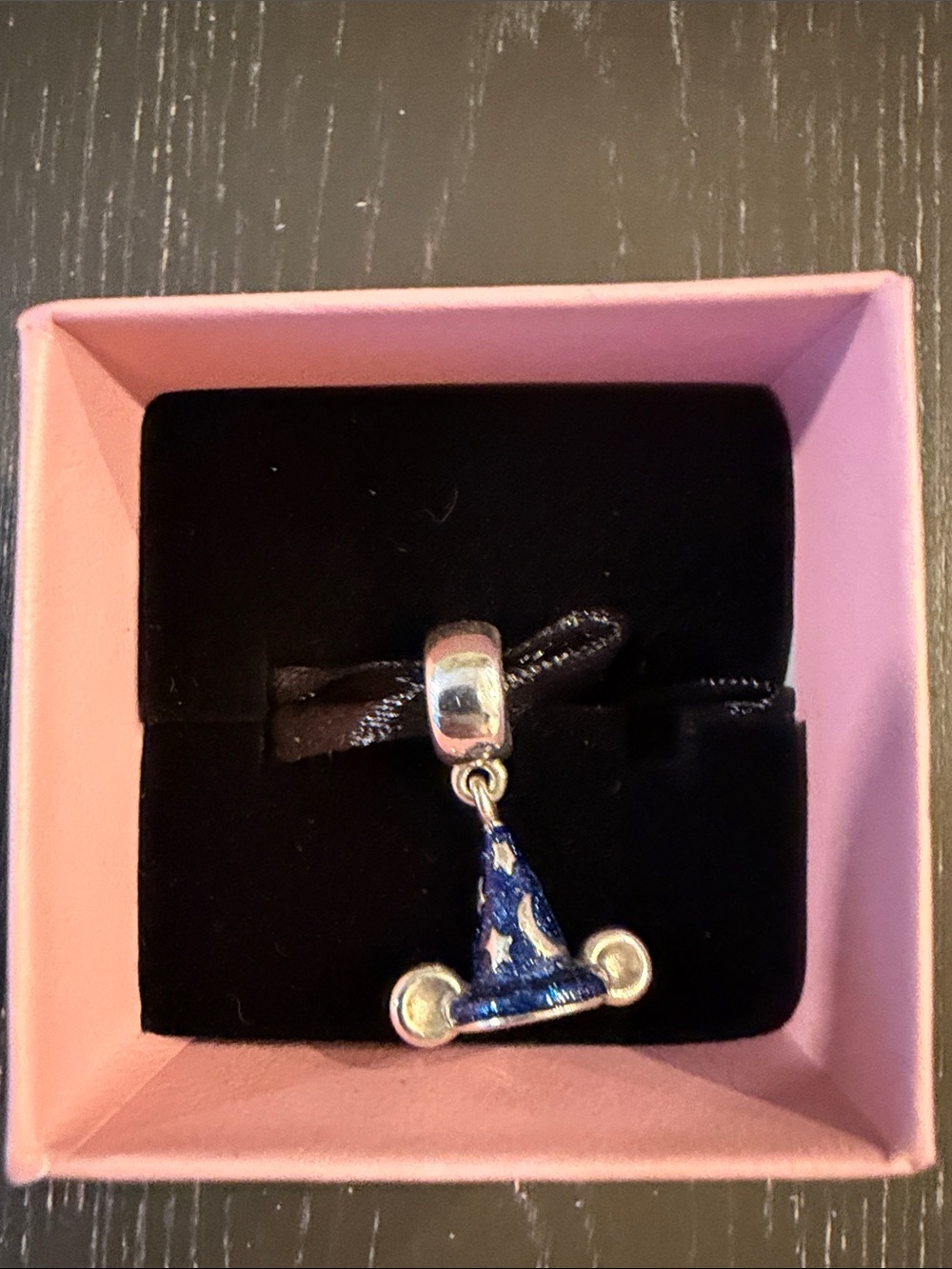 Blue Sorcerer Hat Dangle Charm